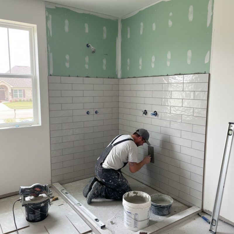 Tile Shower Pan Installation in Denver County, CO