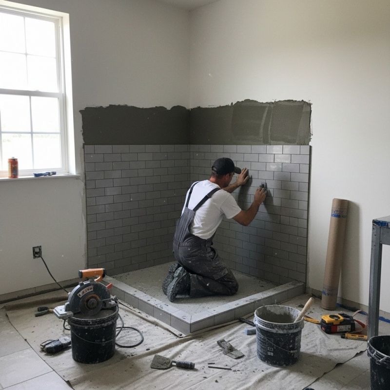 Tile Shower Pan Installation in Boise, ID